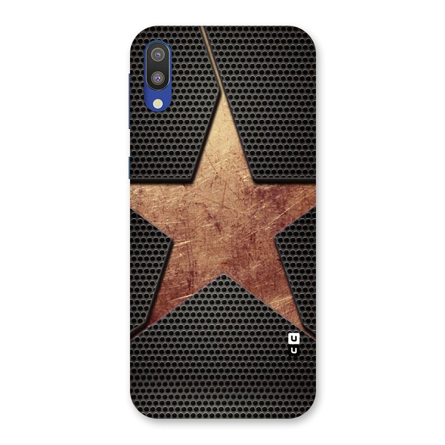 Rugged Gold Star Back Case for Galaxy M10