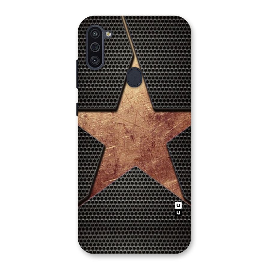 Rugged Gold Star Back Case for Galaxy M11