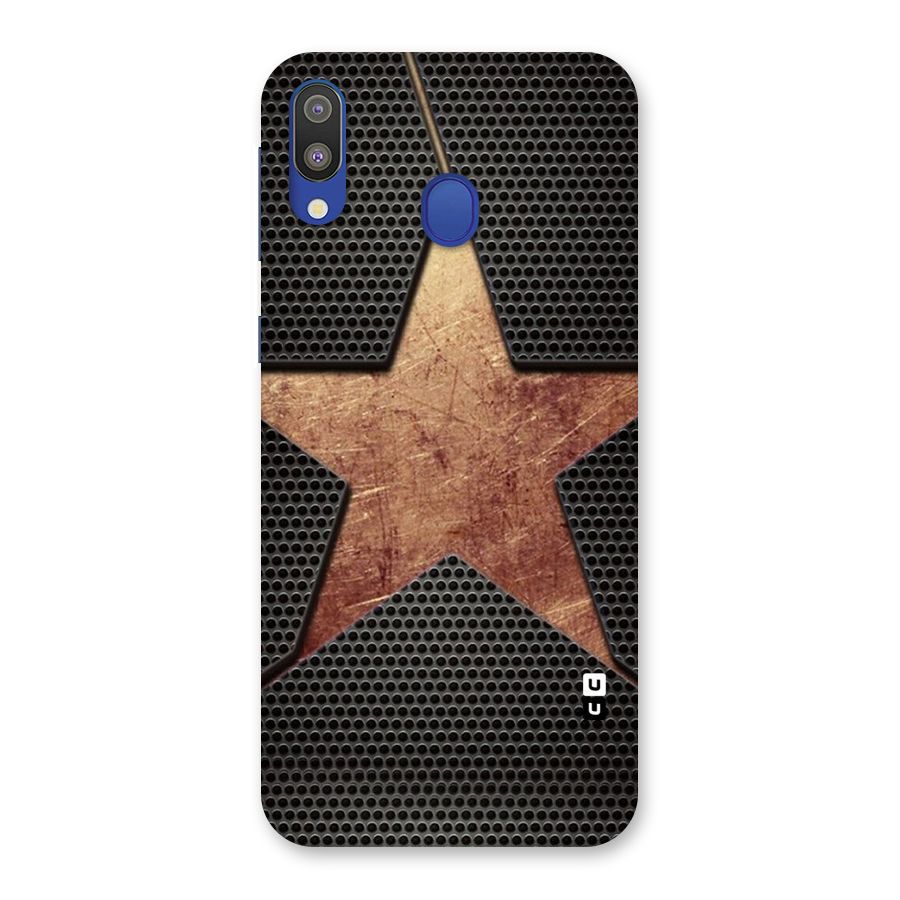 Rugged Gold Star Back Case for Galaxy M20