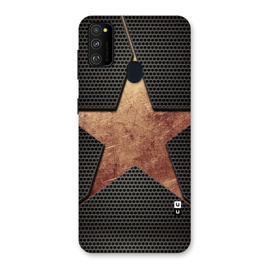 Rugged Gold Star Back Case for Galaxy M30s