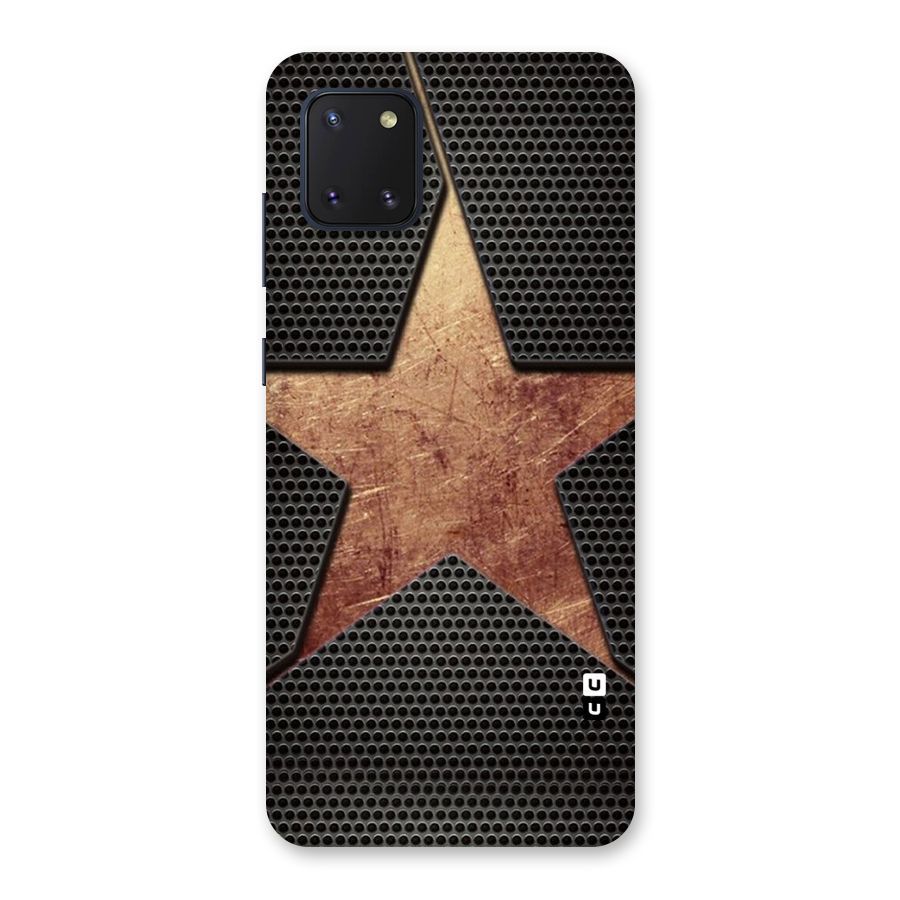 Rugged Gold Star Back Case for Galaxy Note 10 Lite