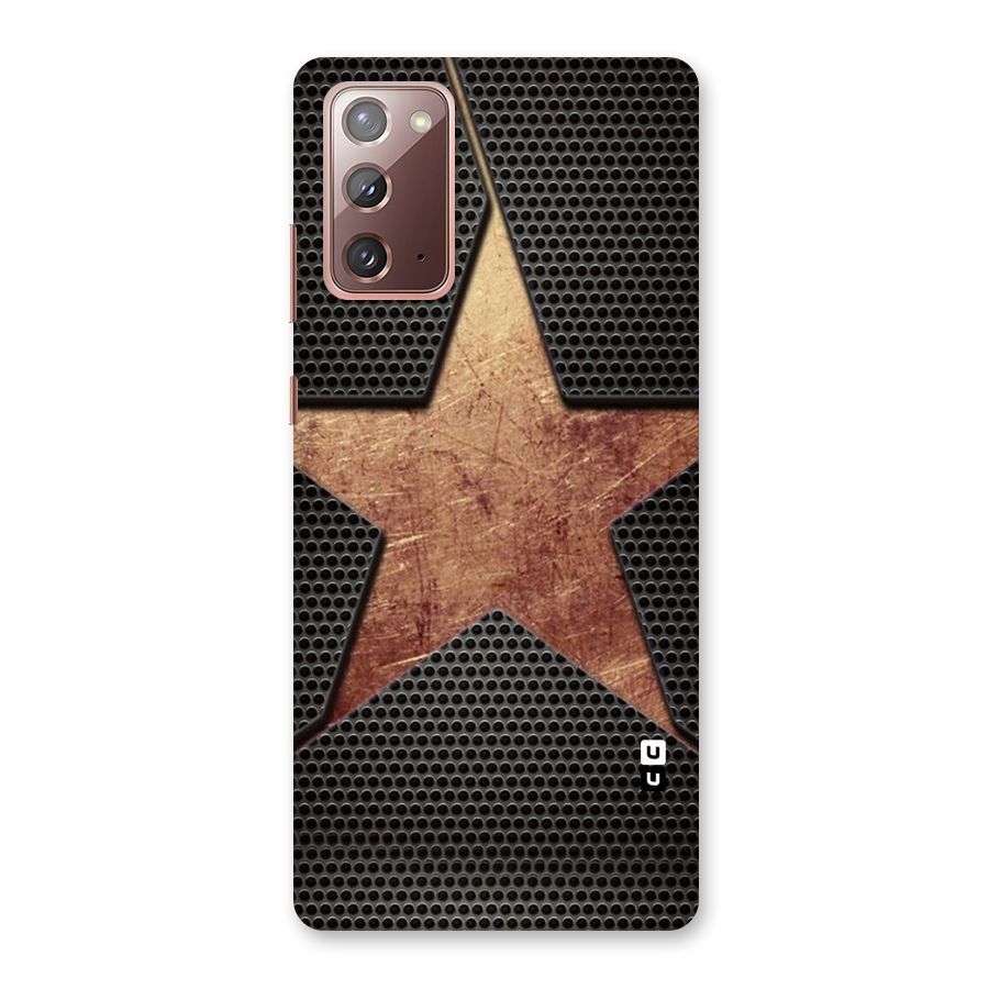 Rugged Gold Star Back Case for Galaxy Note 20