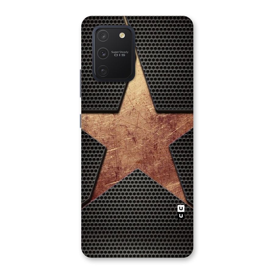 Rugged Gold Star Back Case for Galaxy S10 Lite