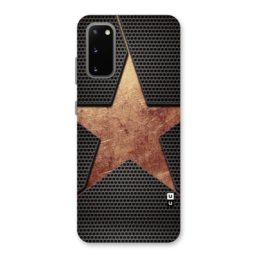 Rugged Gold Star Back Case for Galaxy S20