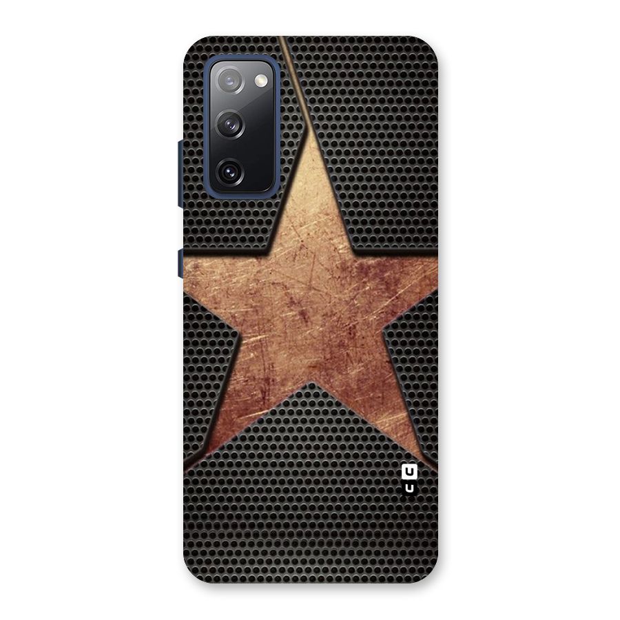 Rugged Gold Star Back Case for Galaxy S20 FE