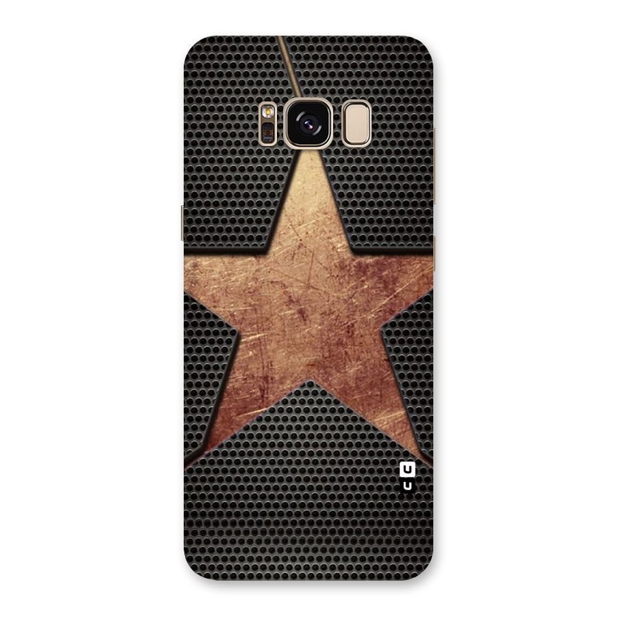Rugged Gold Star Back Case for Galaxy S8