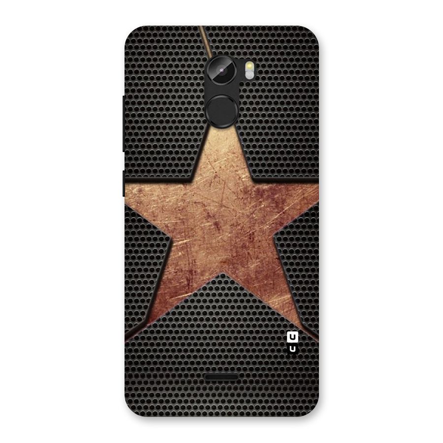 Rugged Gold Star Back Case for Gionee X1