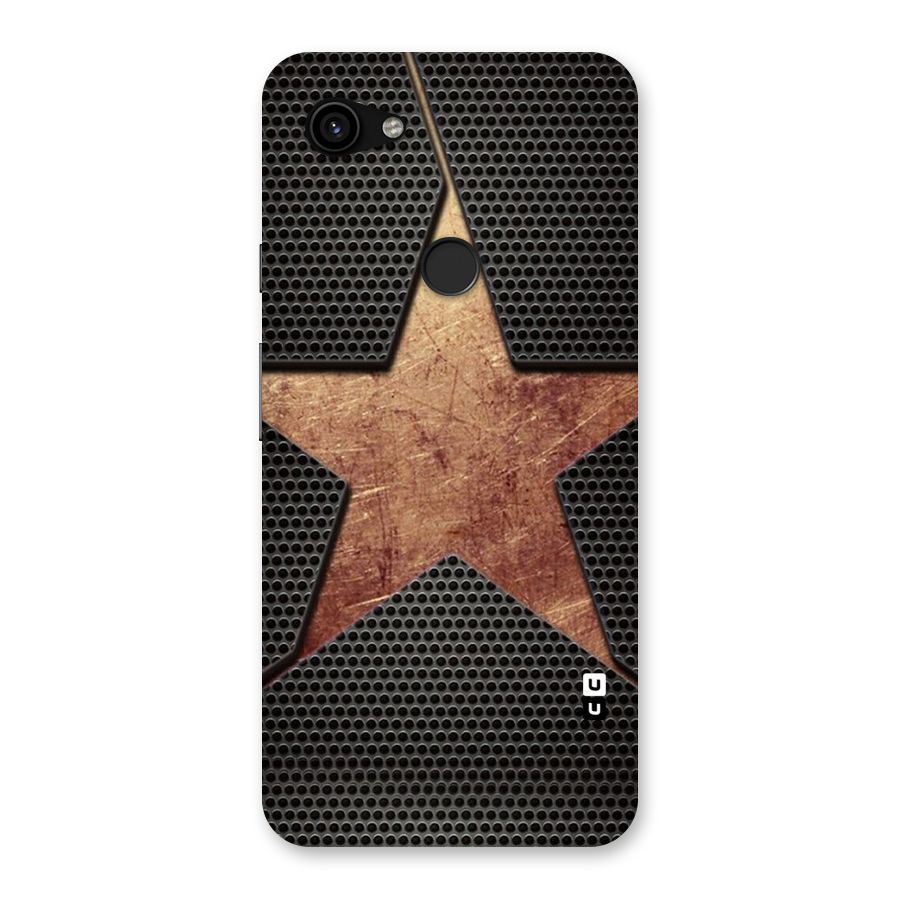Rugged Gold Star Back Case for Google Pixel 3a XL
