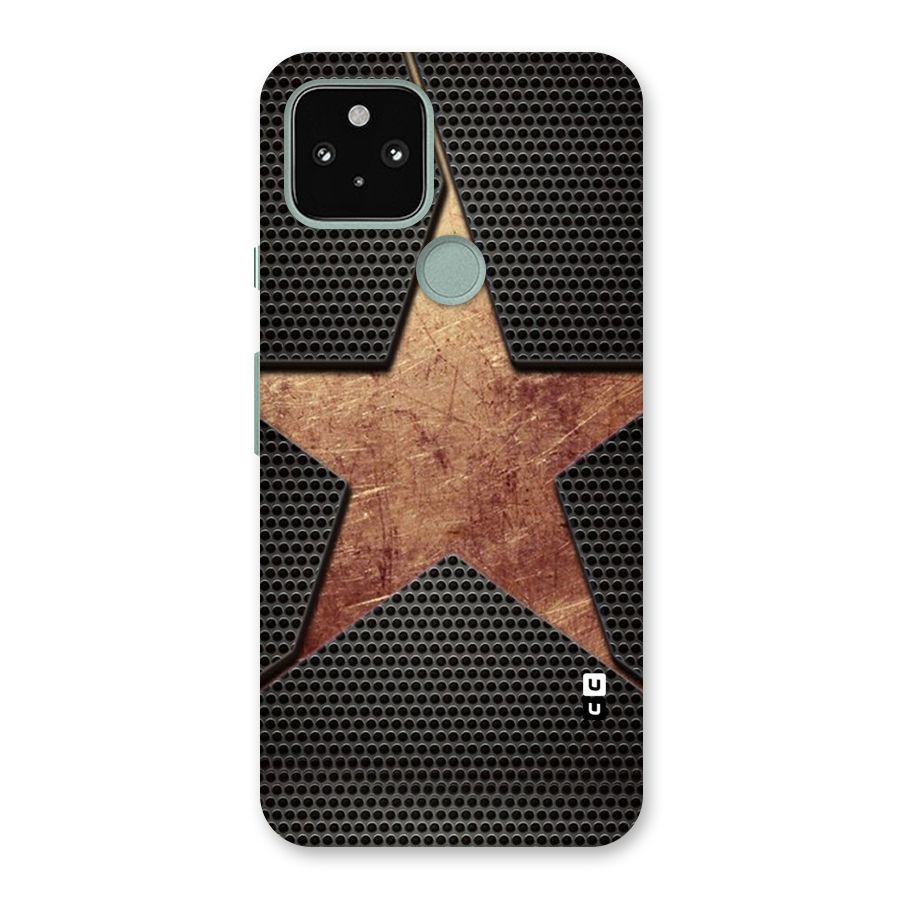 Rugged Gold Star Back Case for Google Pixel 5