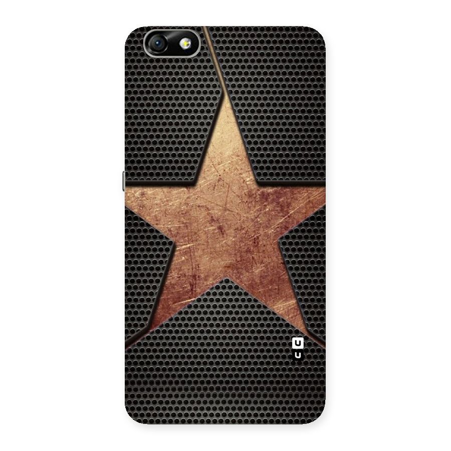Rugged Gold Star Back Case for Honor 4X