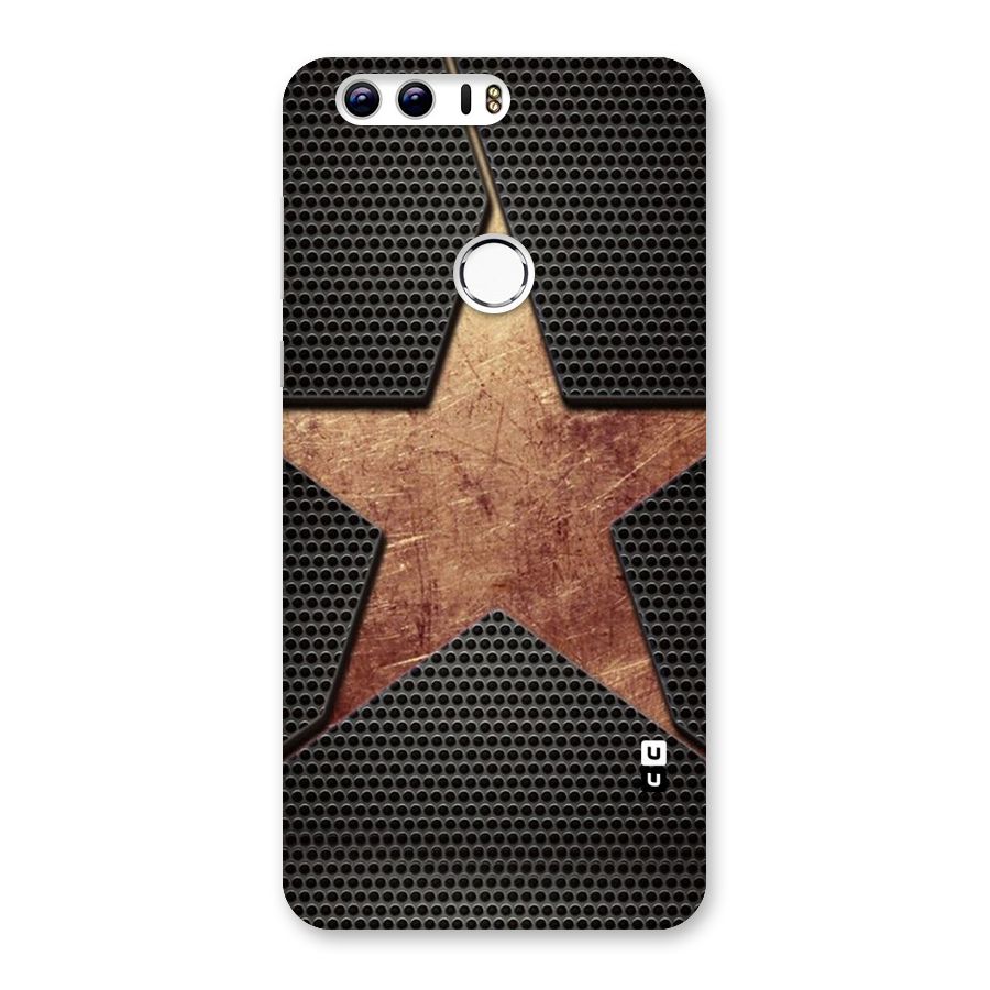 Rugged Gold Star Back Case for Honor 8