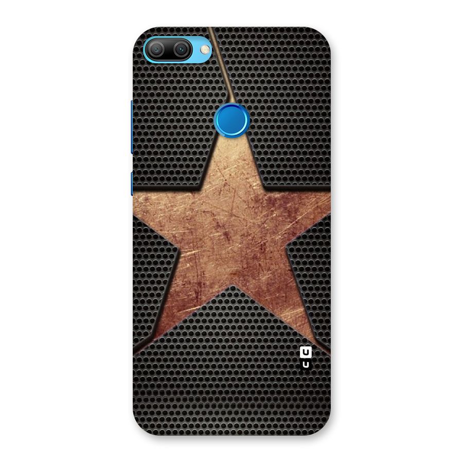 Rugged Gold Star Back Case for Honor 9N