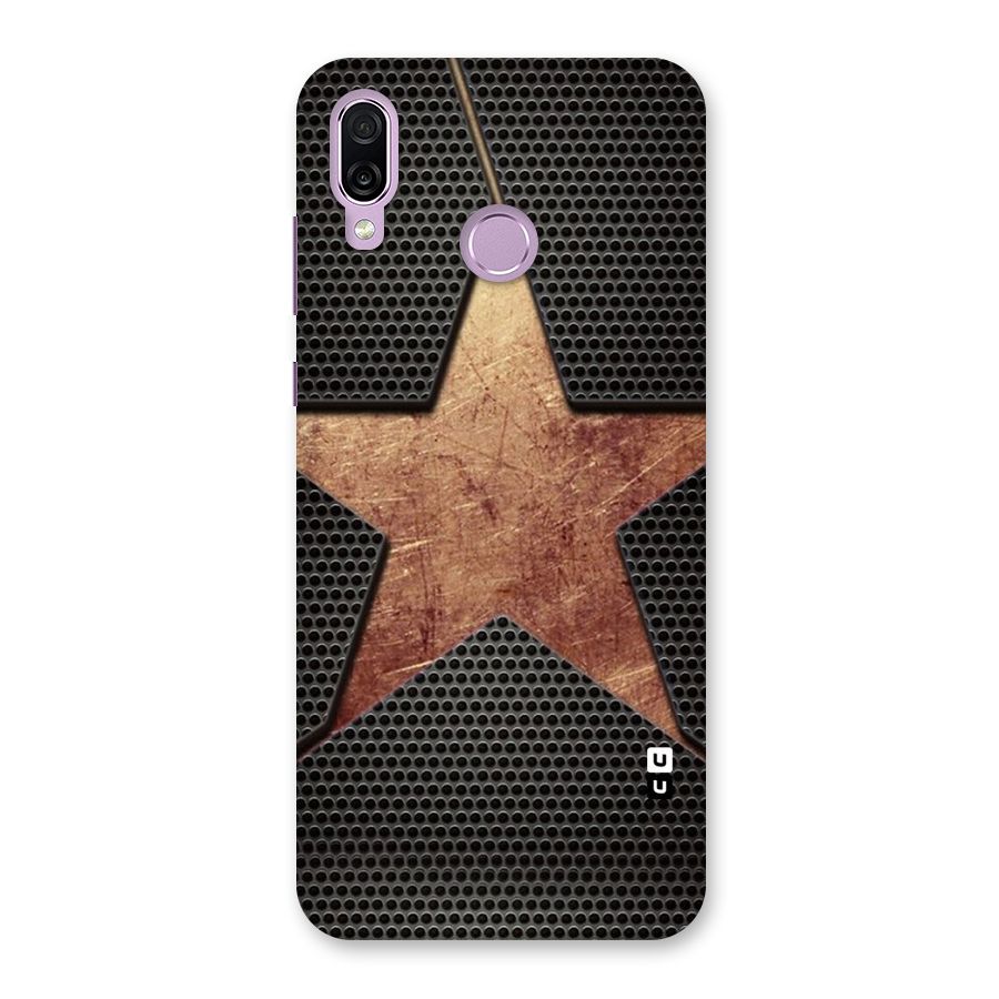 Rugged Gold Star Back Case for Honor Play