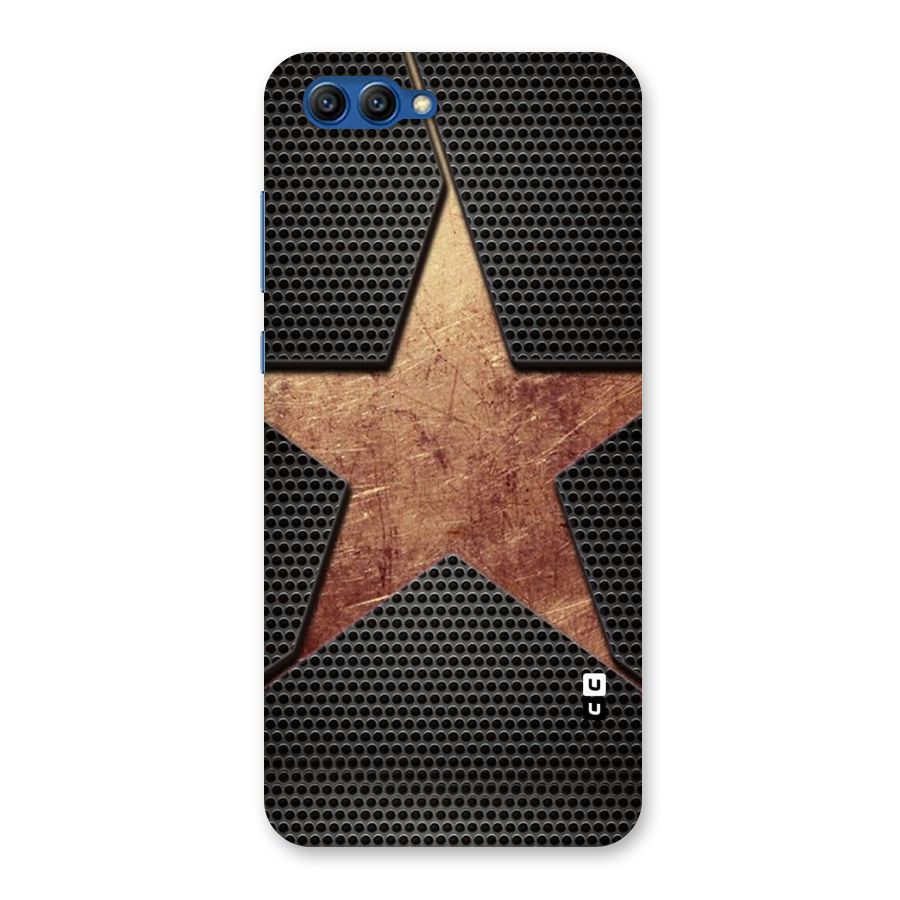 Rugged Gold Star Back Case for Honor View 10