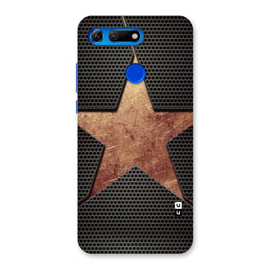 Rugged Gold Star Back Case for Honor View 20