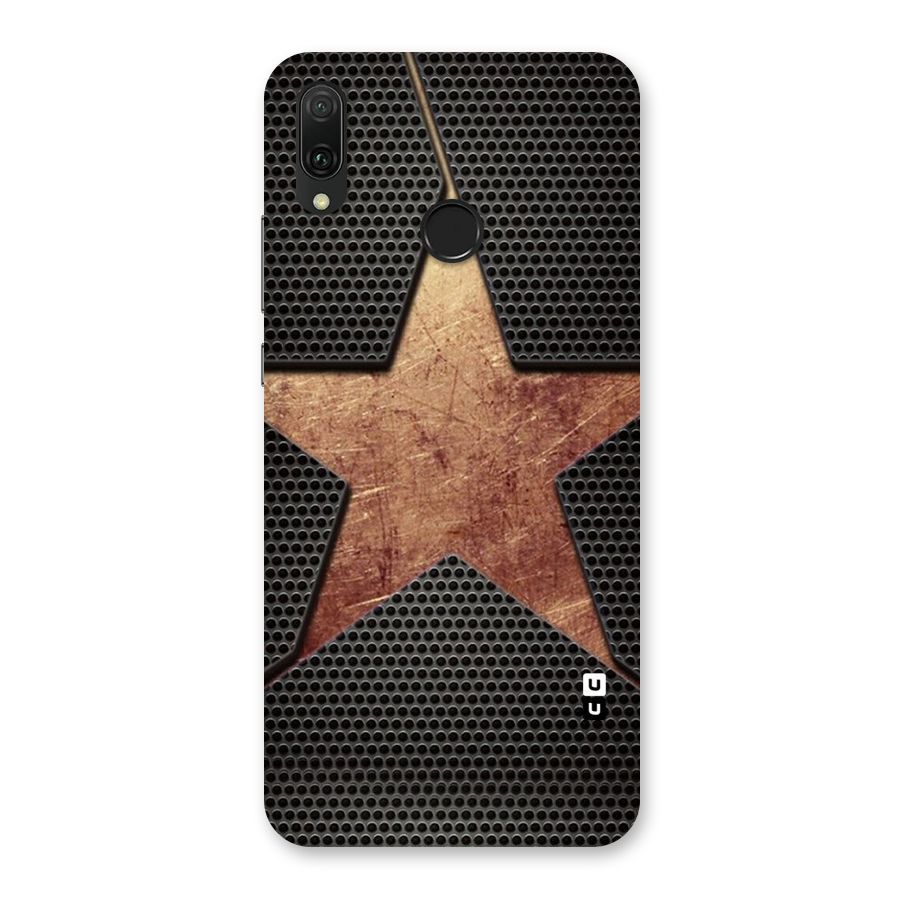 Rugged Gold Star Back Case for Huawei Y9 (2019)