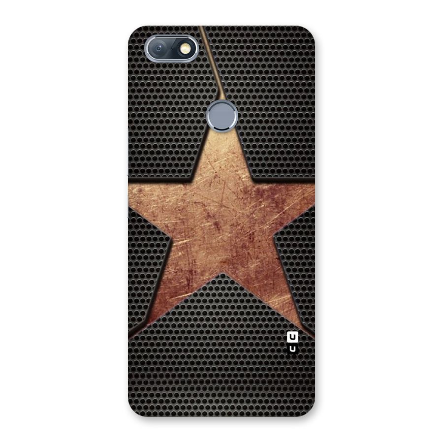 Rugged Gold Star Back Case for Infinix Note 5