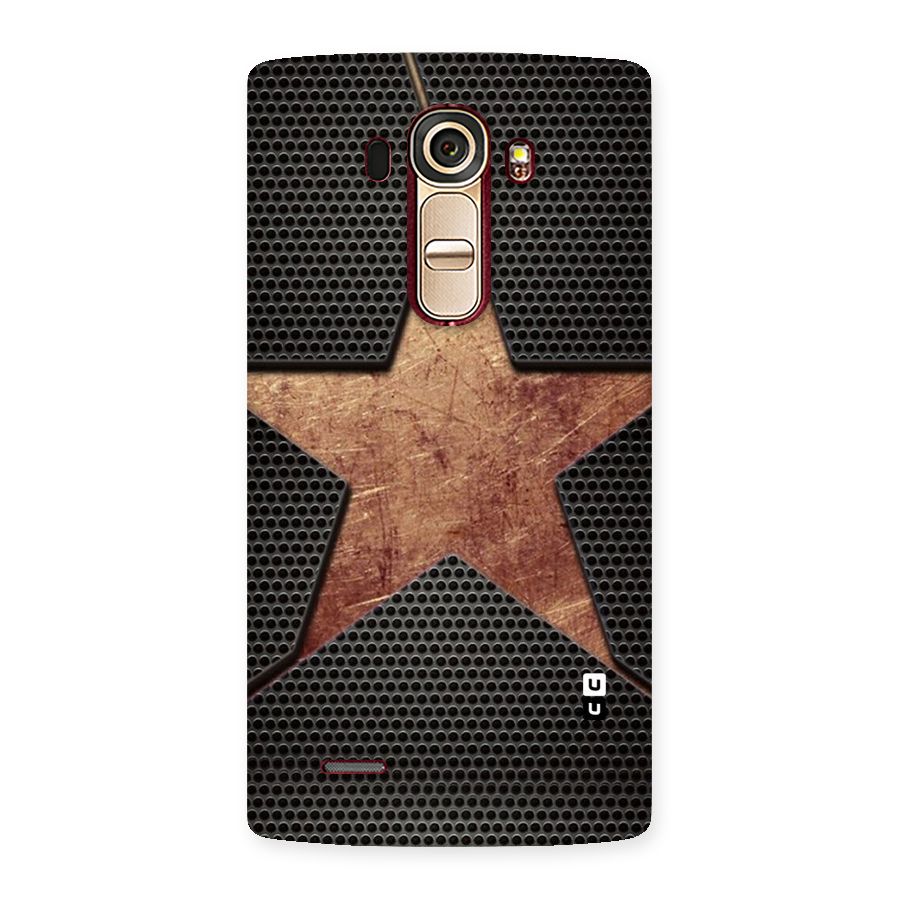 Rugged Gold Star Back Case for LG G4