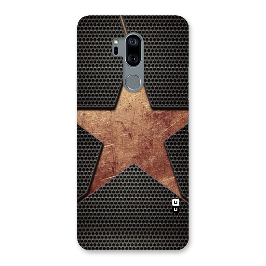 Rugged Gold Star Back Case for LG G7