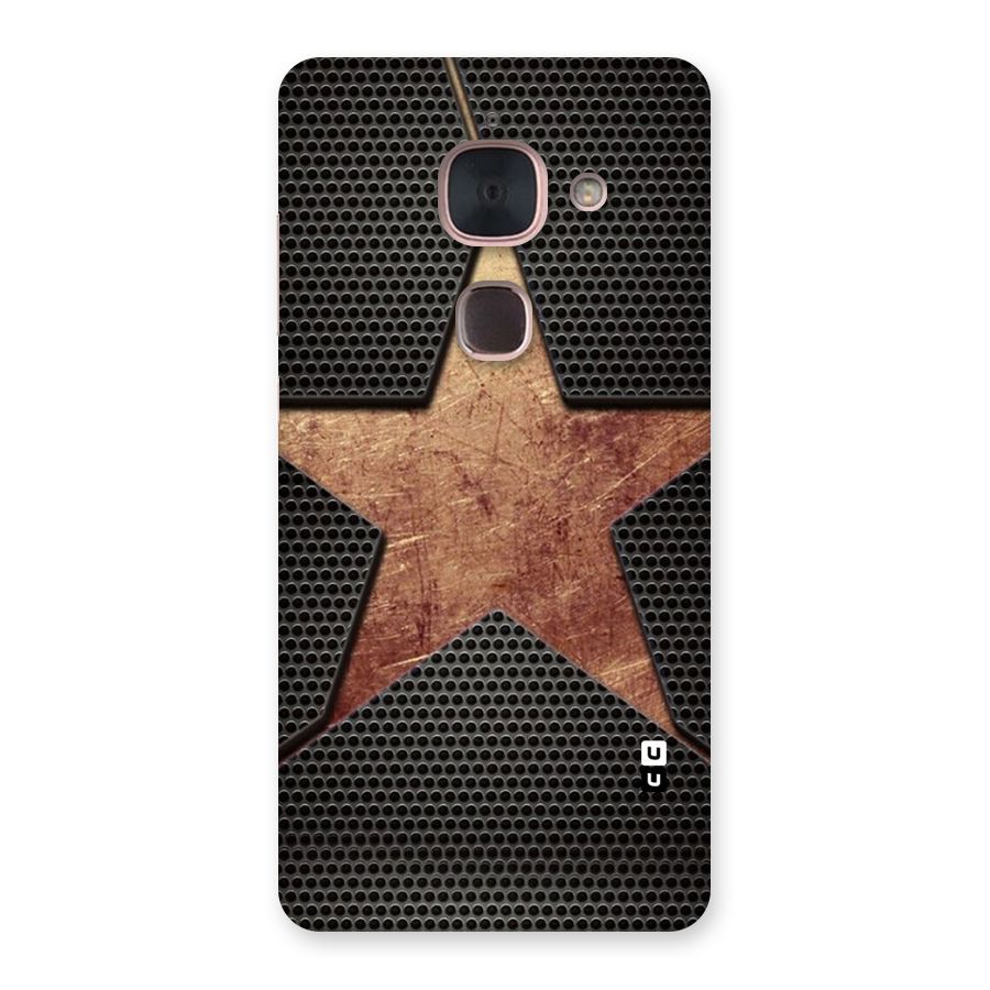 Rugged Gold Star Back Case for Le Max 2