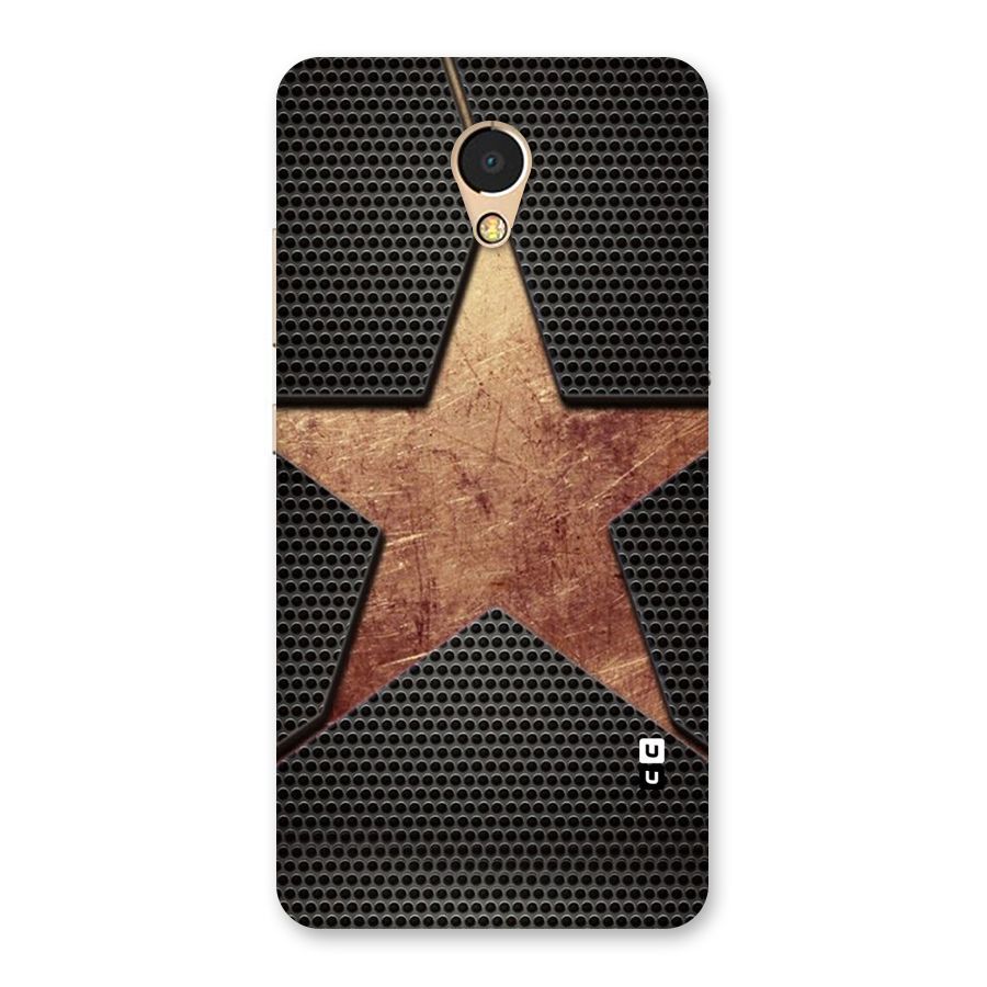 Rugged Gold Star Back Case for Lenovo P2