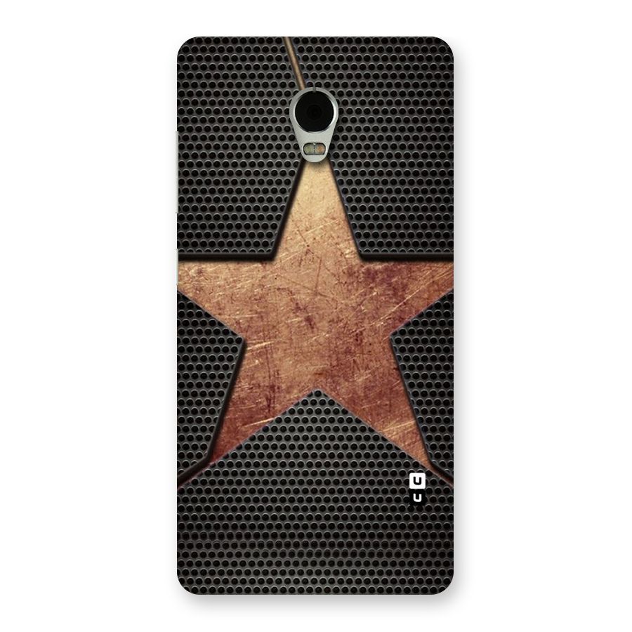 Rugged Gold Star Back Case for Lenovo Vibe P1