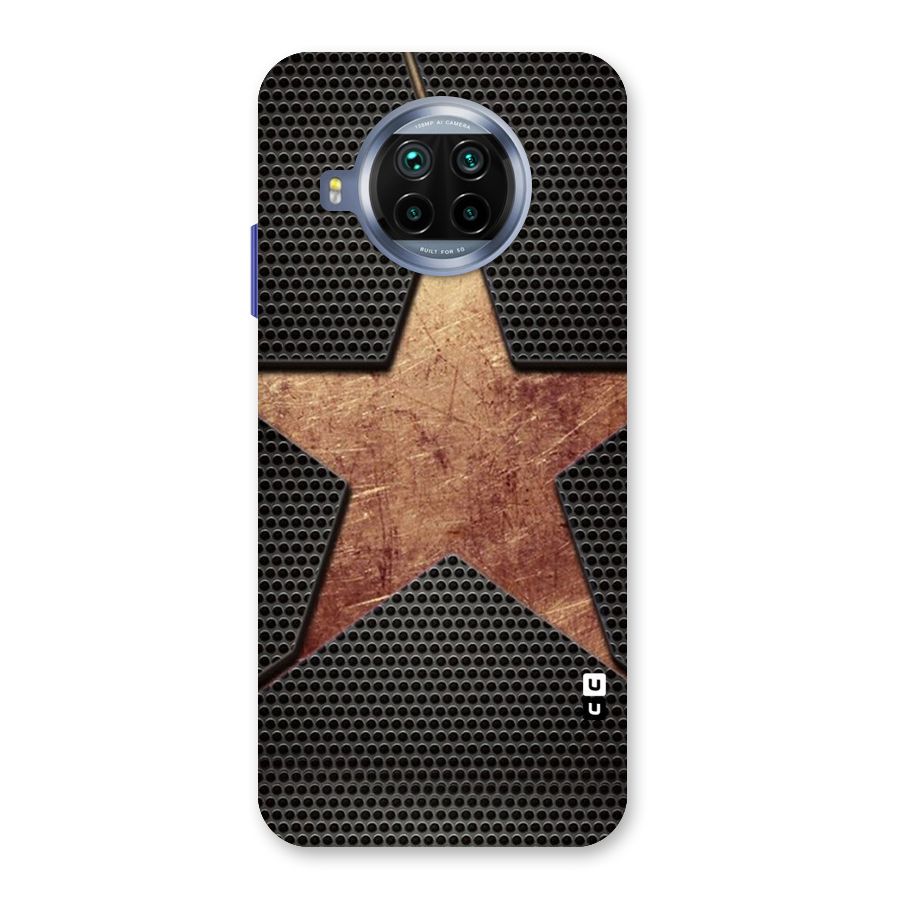 Rugged Gold Star Back Case for Mi 10i