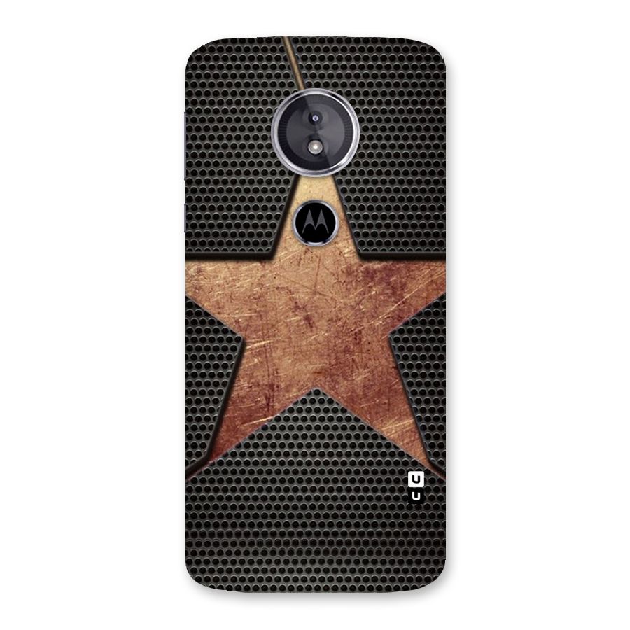 Rugged Gold Star Back Case for Moto E5