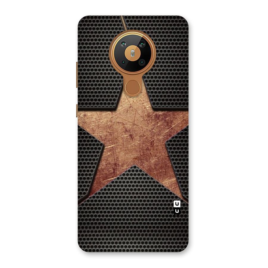 Rugged Gold Star Back Case for Nokia 5.3