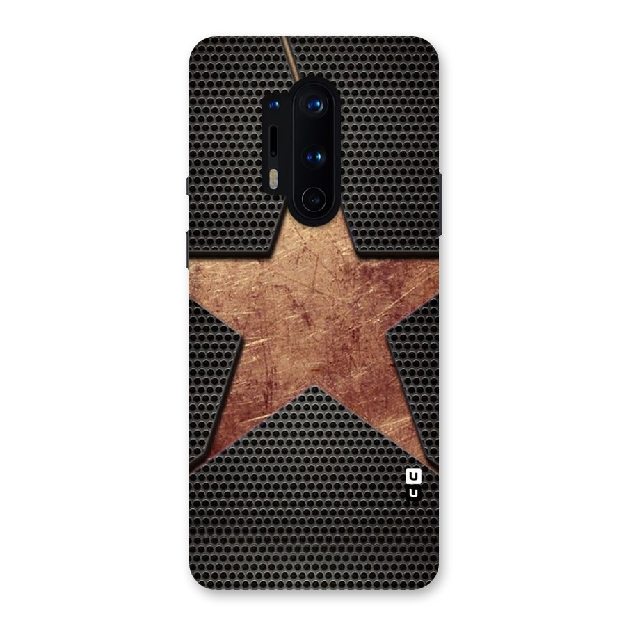 Rugged Gold Star Back Case for OnePlus 8 Pro