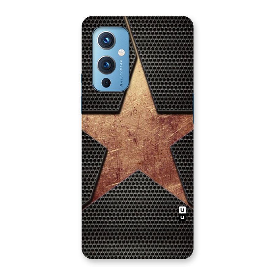 Rugged Gold Star Back Case for OnePlus 9
