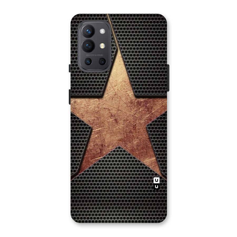 Rugged Gold Star Back Case for OnePlus 9R