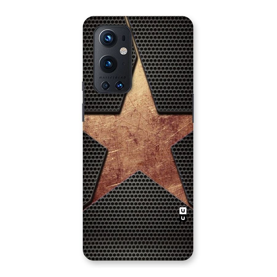 Rugged Gold Star Back Case for OnePlus 9 Pro