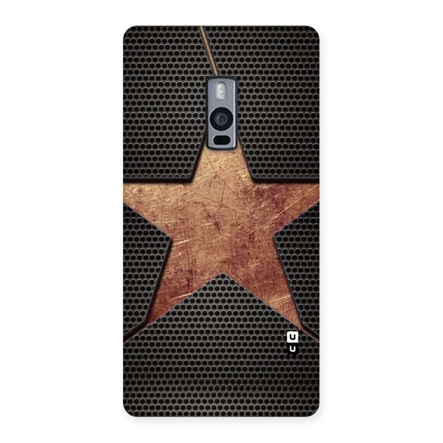 Rugged Gold Star Back Case for OnePlus Two