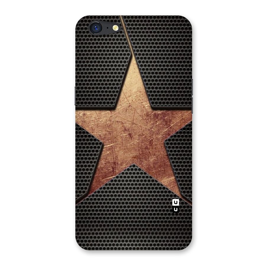 Rugged Gold Star Back Case for Oppo A71