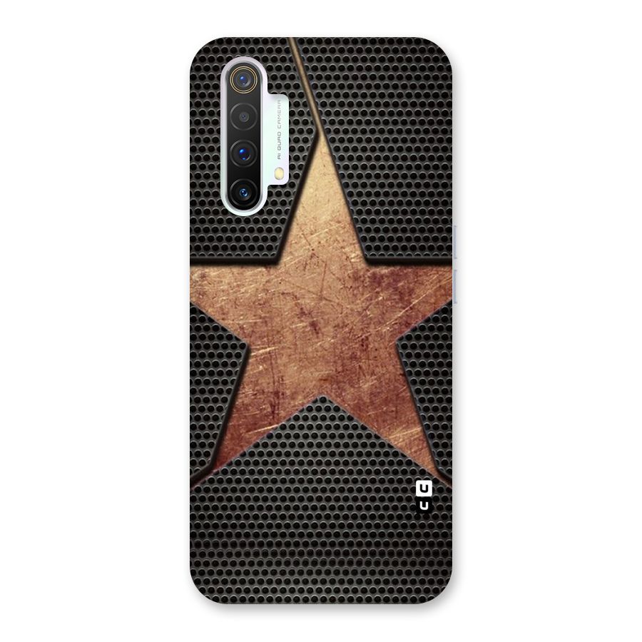 Rugged Gold Star Back Case for Realme X3
