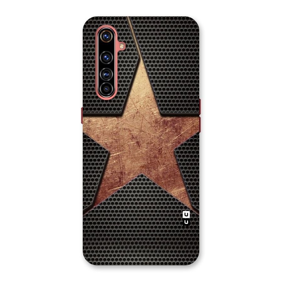 Rugged Gold Star Back Case for Realme X50 Pro