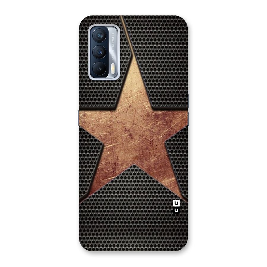 Rugged Gold Star Back Case for Realme X7