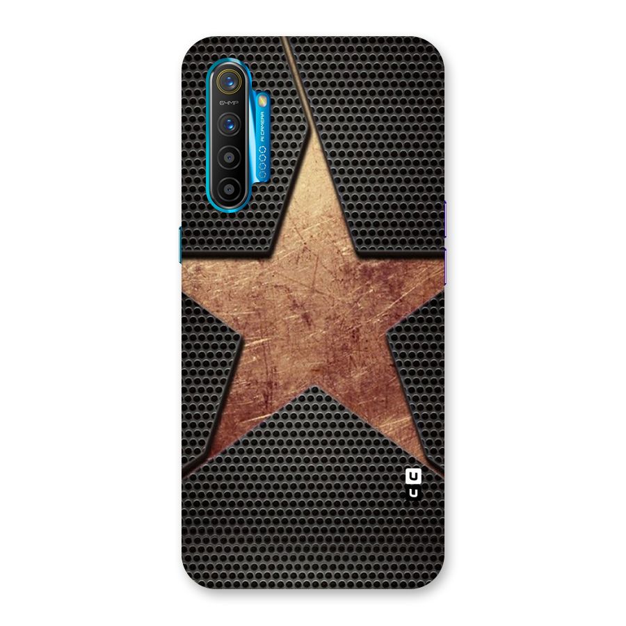 Rugged Gold Star Back Case for Realme XT