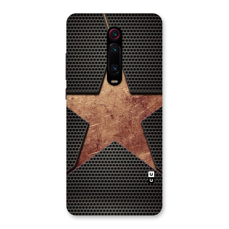 Rugged Gold Star Back Case for Redmi K20
