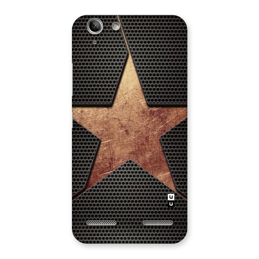 Rugged Gold Star Back Case for Vibe K5