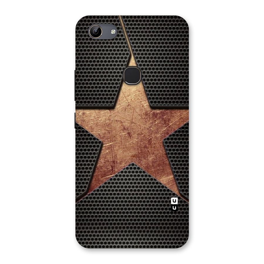 Rugged Gold Star Back Case for Vivo Y81