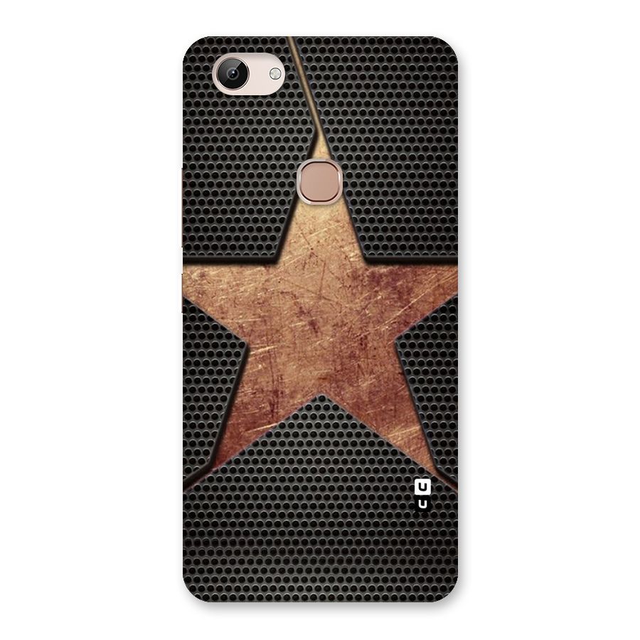 Rugged Gold Star Back Case for Vivo Y83