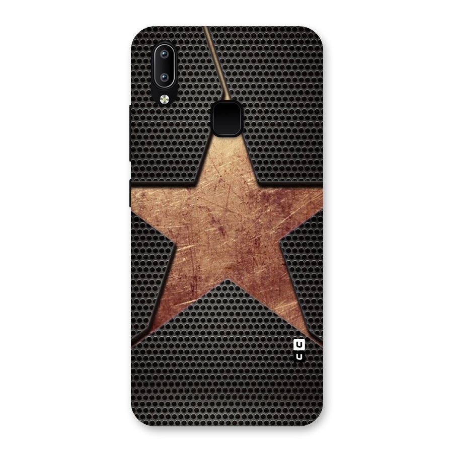 Rugged Gold Star Back Case for Vivo Y93