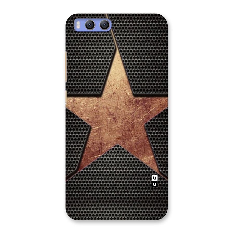 Rugged Gold Star Back Case for Xiaomi Mi 6