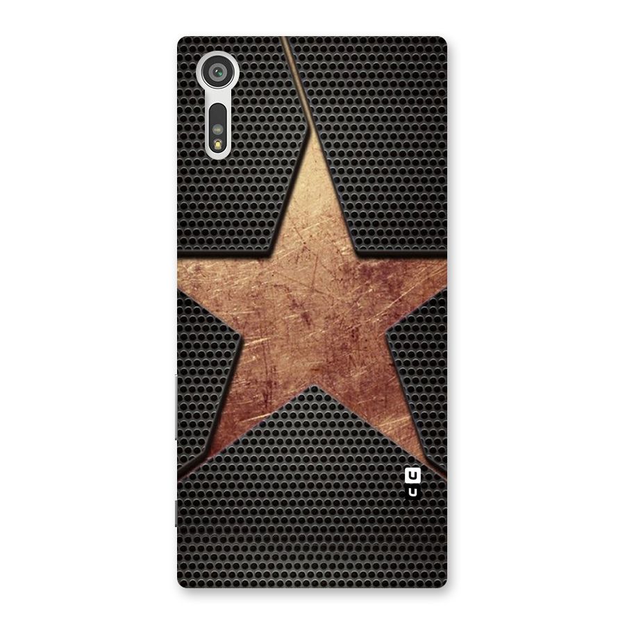 Rugged Gold Star Back Case for Xperia XZ