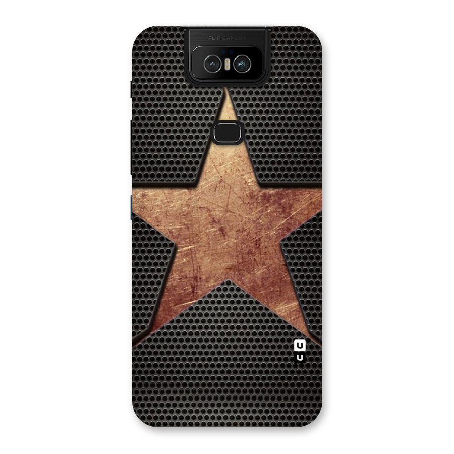 Rugged Gold Star Back Case for Zenfone 6z