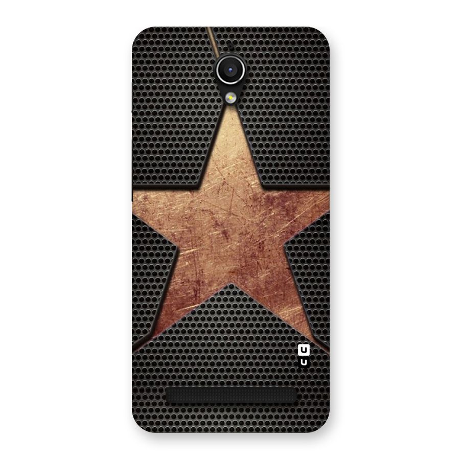 Rugged Gold Star Back Case for Zenfone Go