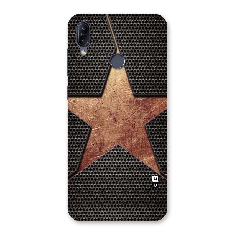 Rugged Gold Star Back Case for Zenfone Max M2