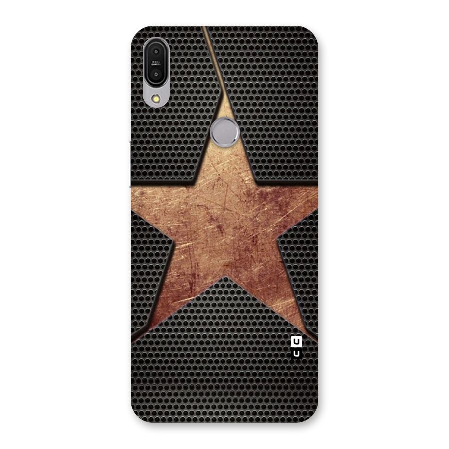 Rugged Gold Star Back Case for Zenfone Max Pro M1
